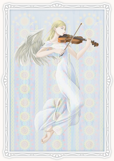 Angel Playing Violin