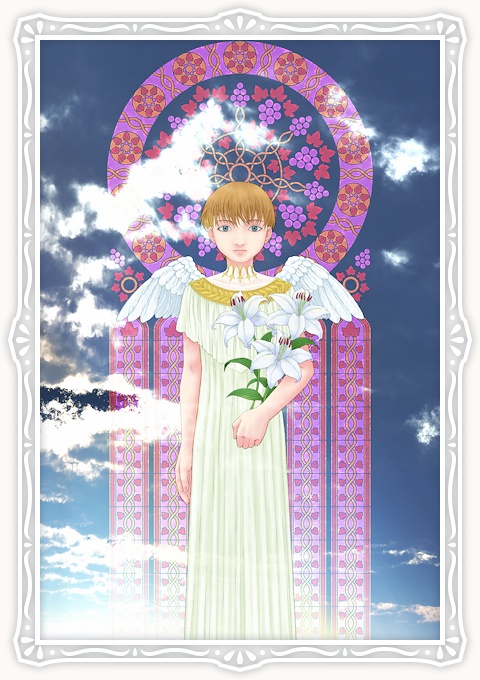 WHITE FLOWERS - Angel of Autumn